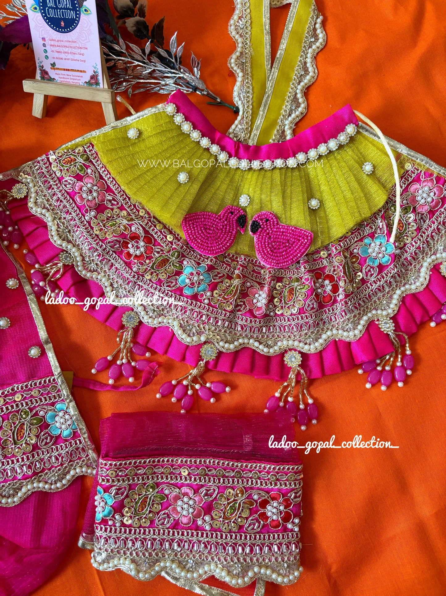 Royal Teej radha krishna poshak (RK SET)