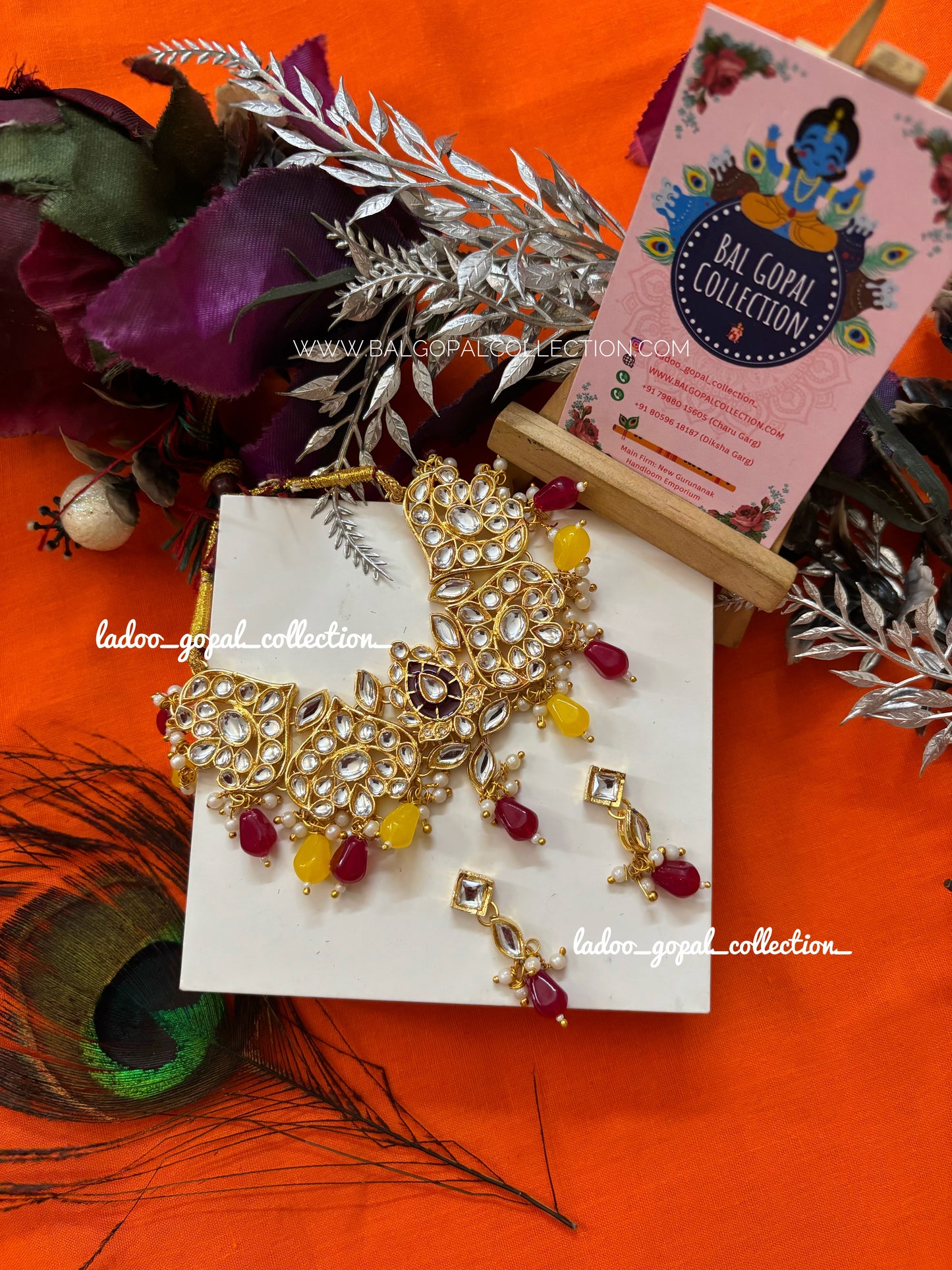 Premium Rajvanshi haar for laddu gopal