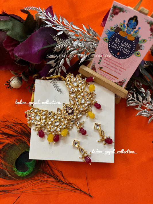 Premium Rajvanshi haar for laddu gopal