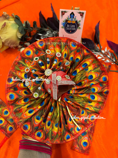 Summer poshak with pagdi for laddu gopal