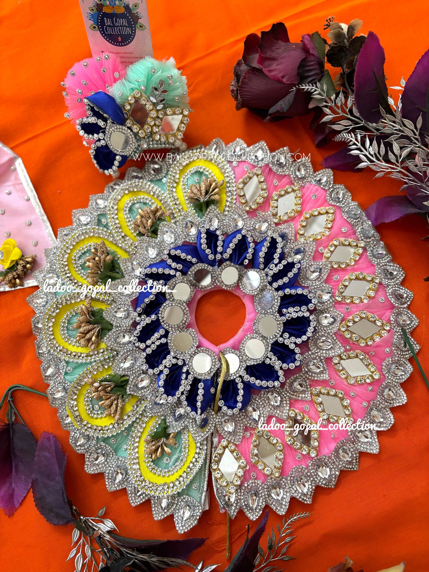 Mayuri poshak for laddu gopal