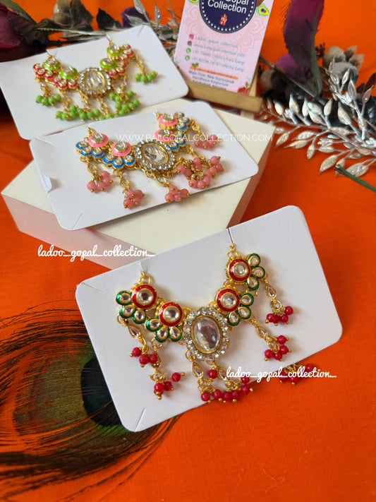 Premium kundan mala for laddu gopal