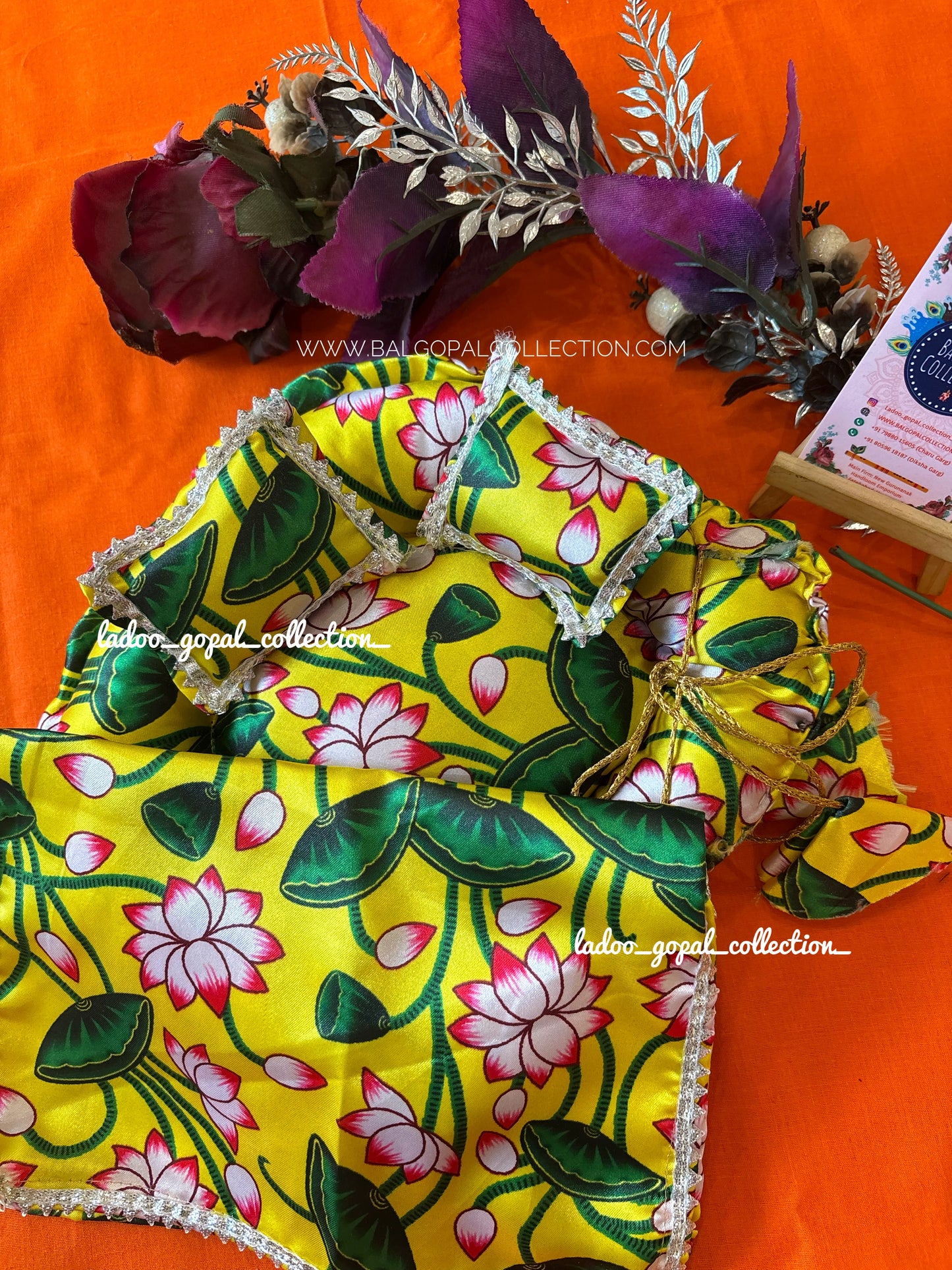 Satin bistar for laddu gopal
