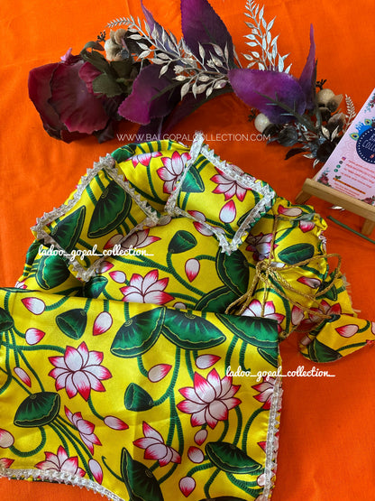Satin bistar for laddu gopal