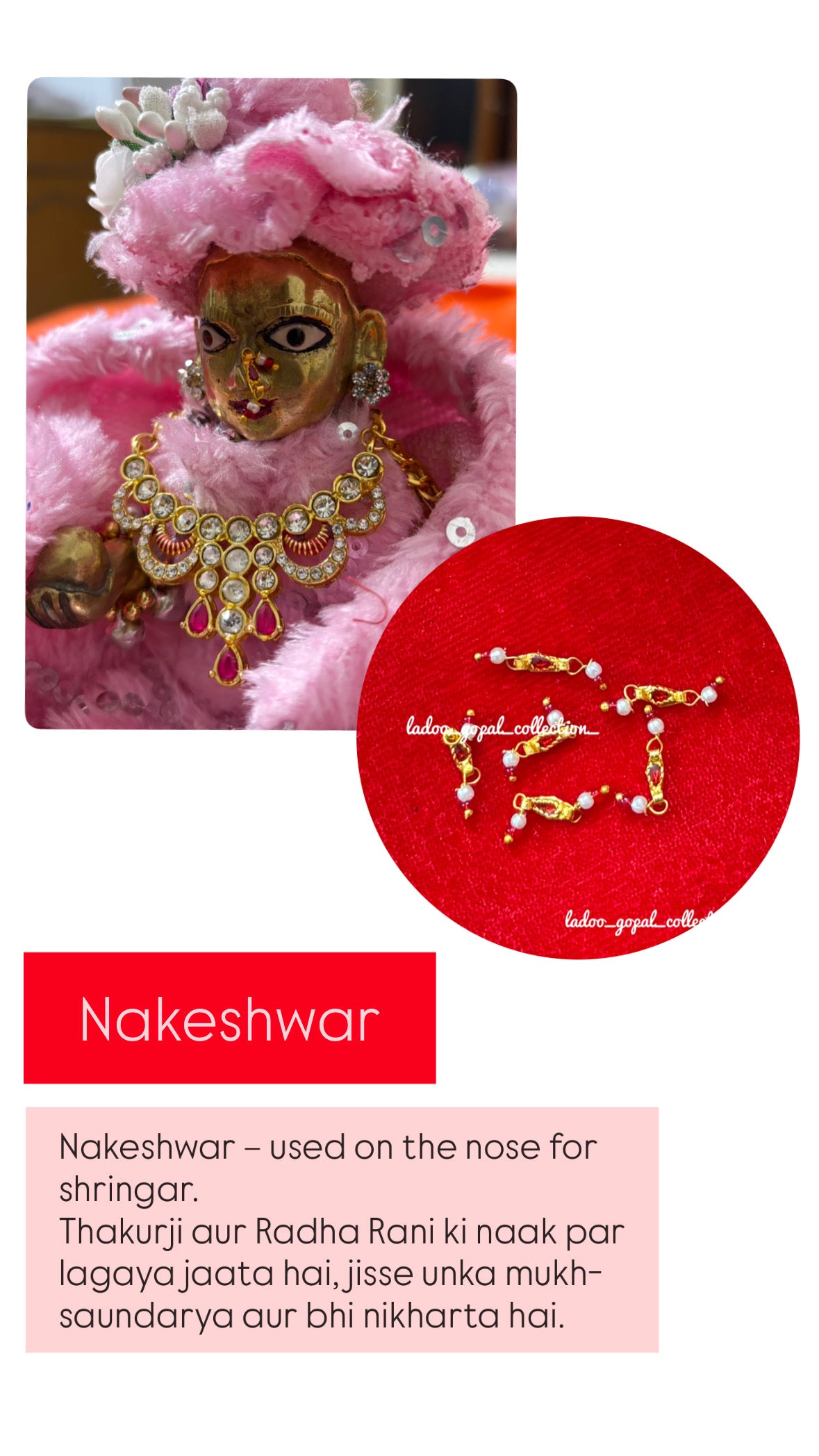 Nakeshwar for Laddu Gopal (2Pcs)