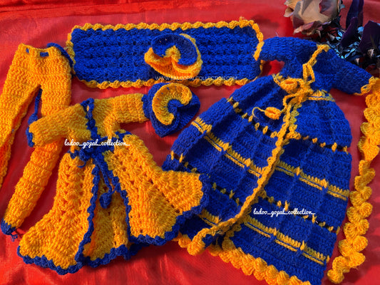 Woollen radha krishna poshak