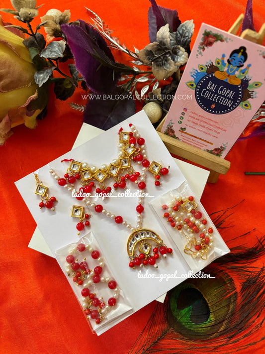 Shringar set for radha ji