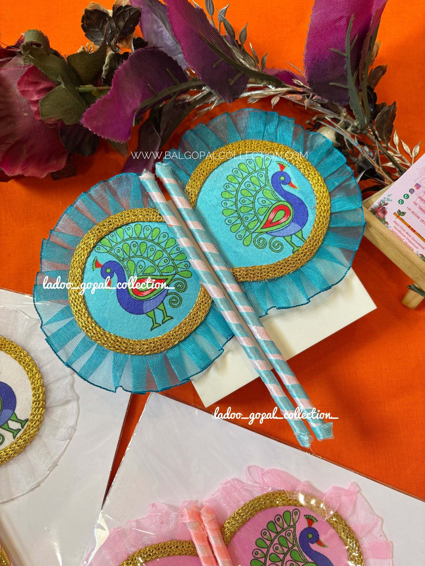 Peacock pankhi for laddu gopal
