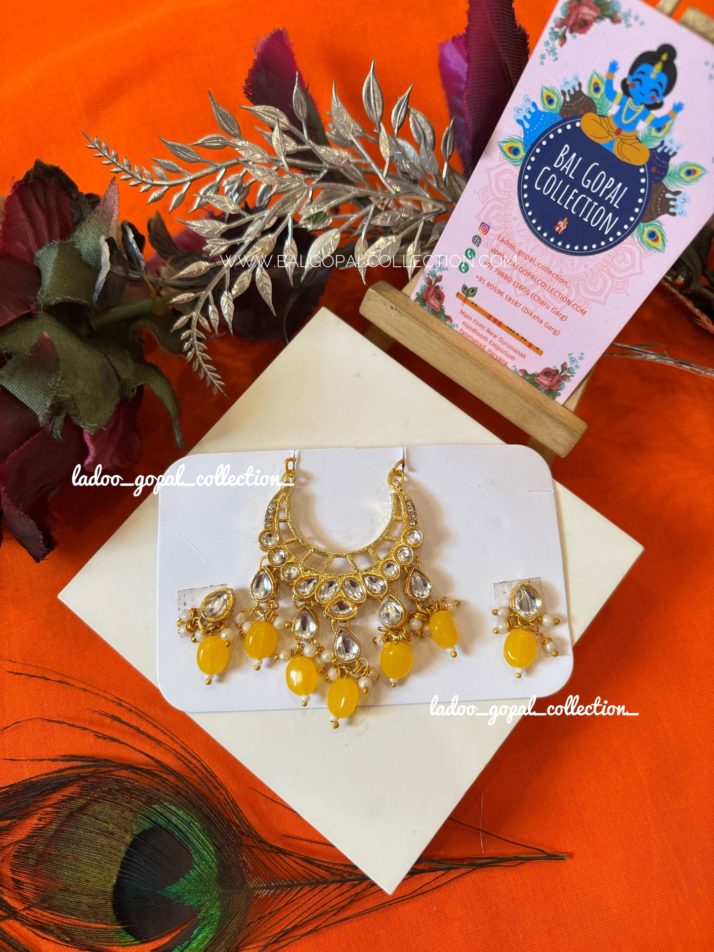 Noor mala for laddu gopal size 4-5-6
