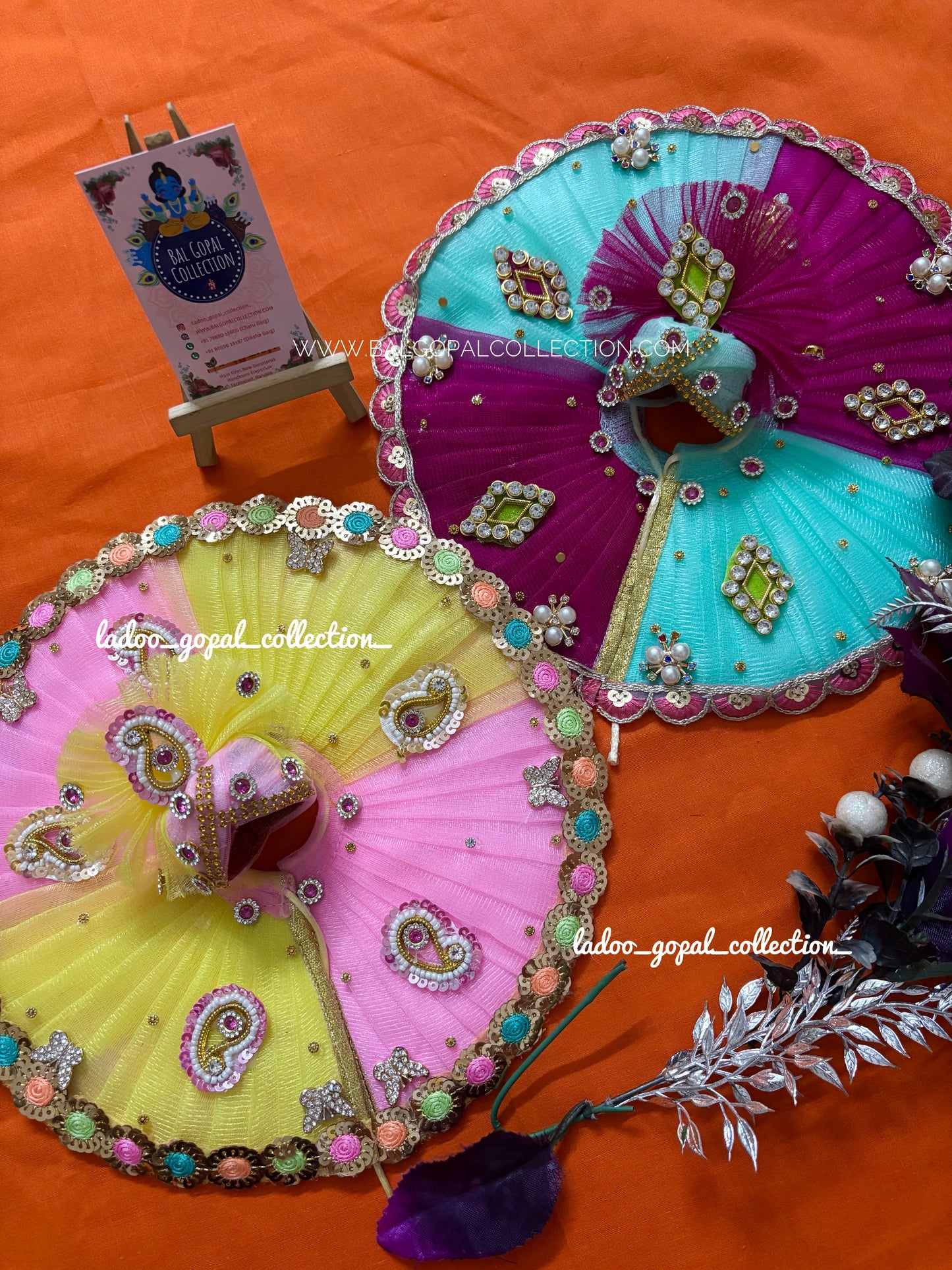 Poshak combo for laddu gopal (2 poshak)