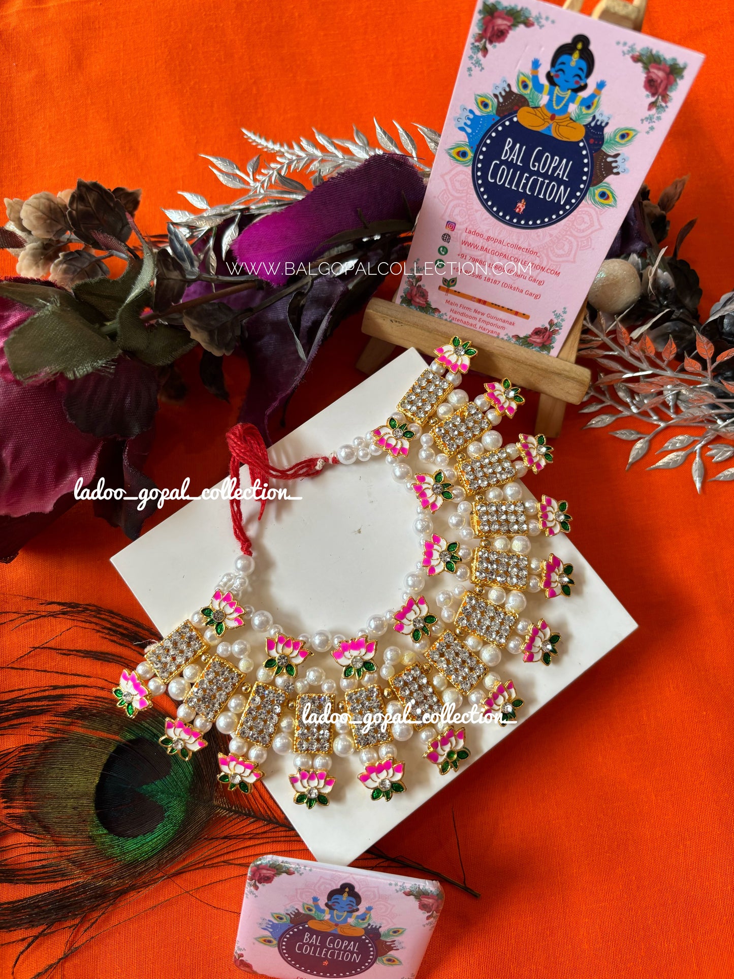 Kamal shahi choker for Radha krishna