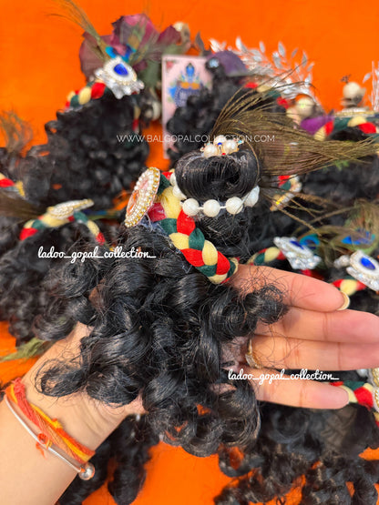 Heavy kesh for laddu gopal size 4-5-6