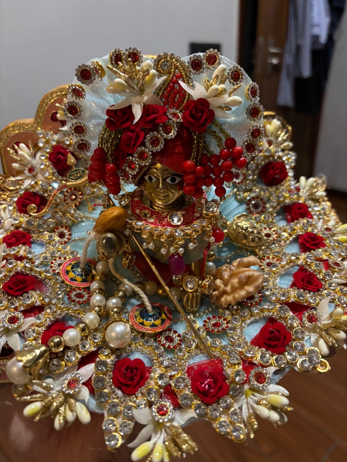 Heavy poshak with pagdi for laddu gopal