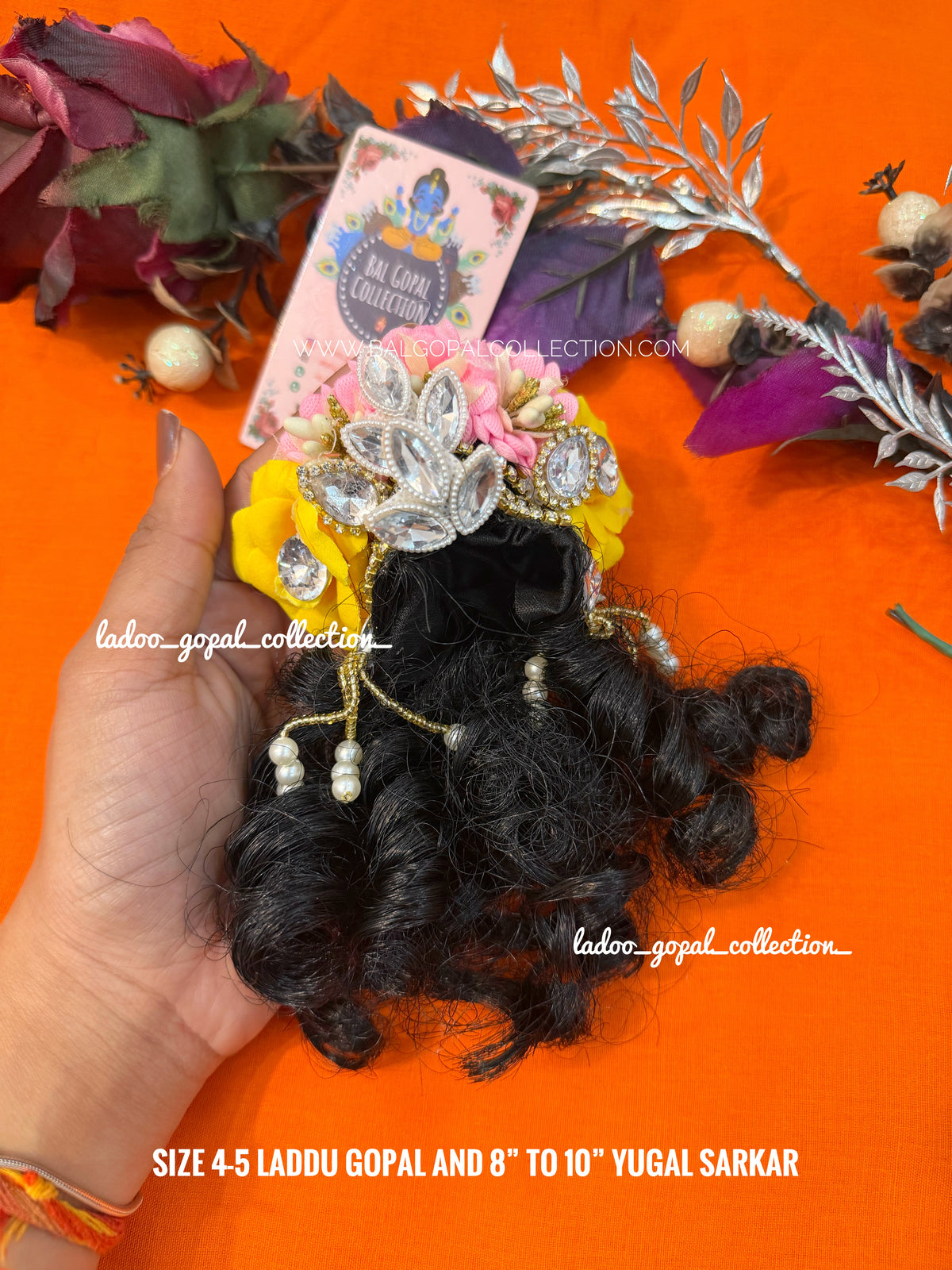 Heavy premium kesh for laddu gopal size 4-5