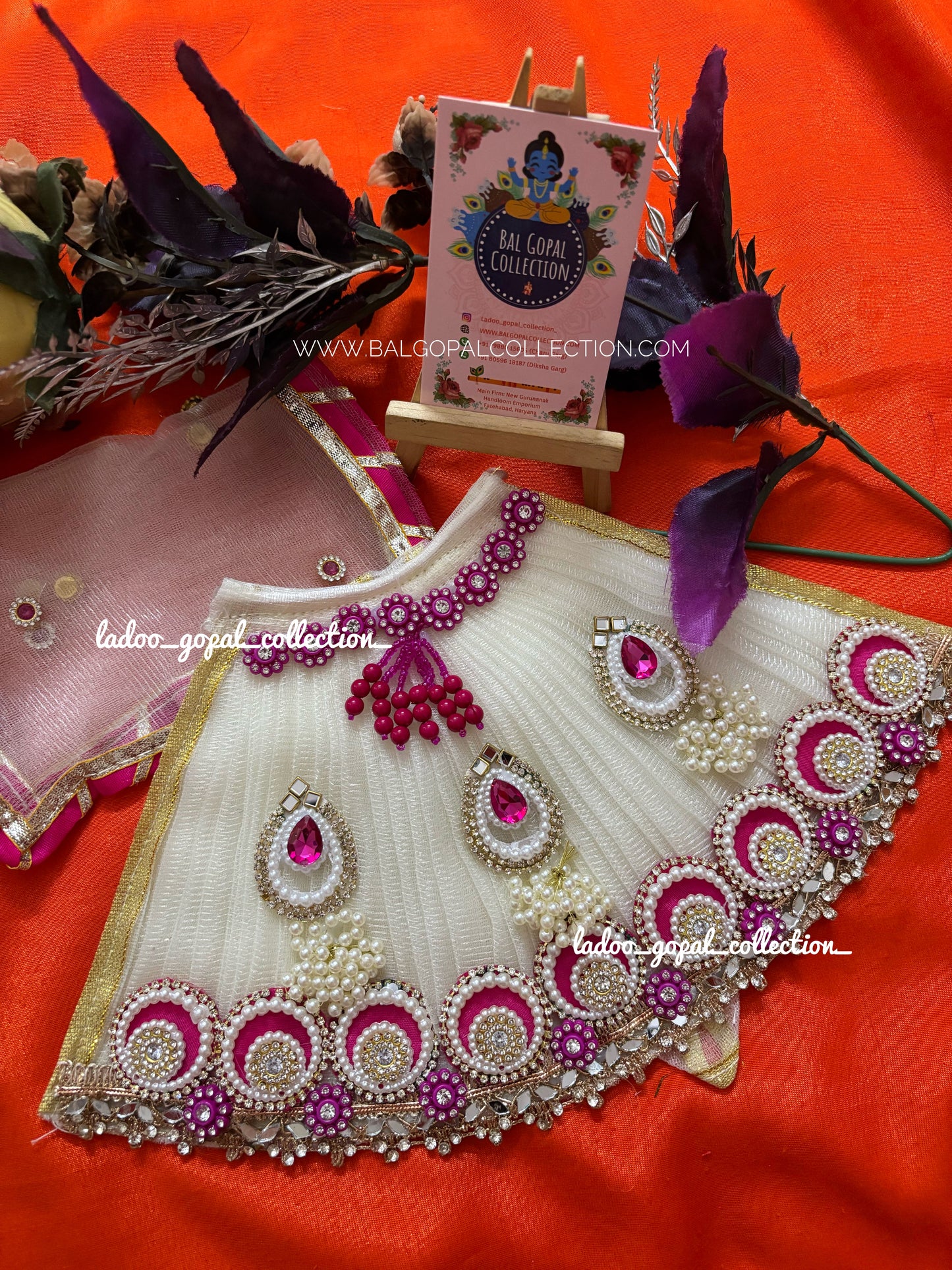 Lehnga patka for mata rani