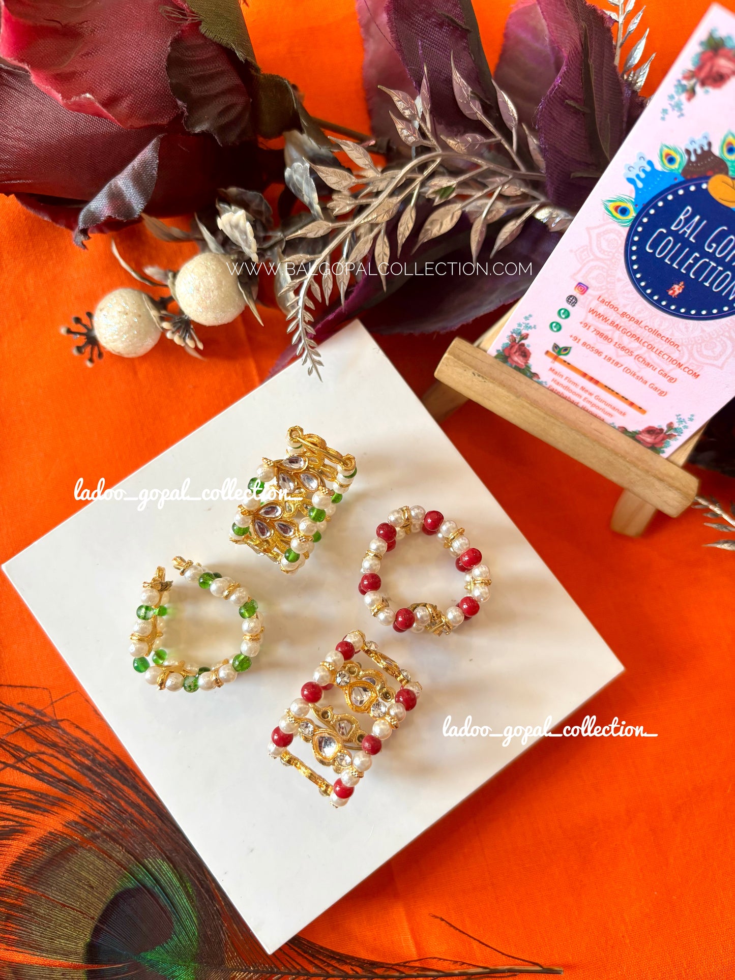 Heavy bangles for laddu gopal