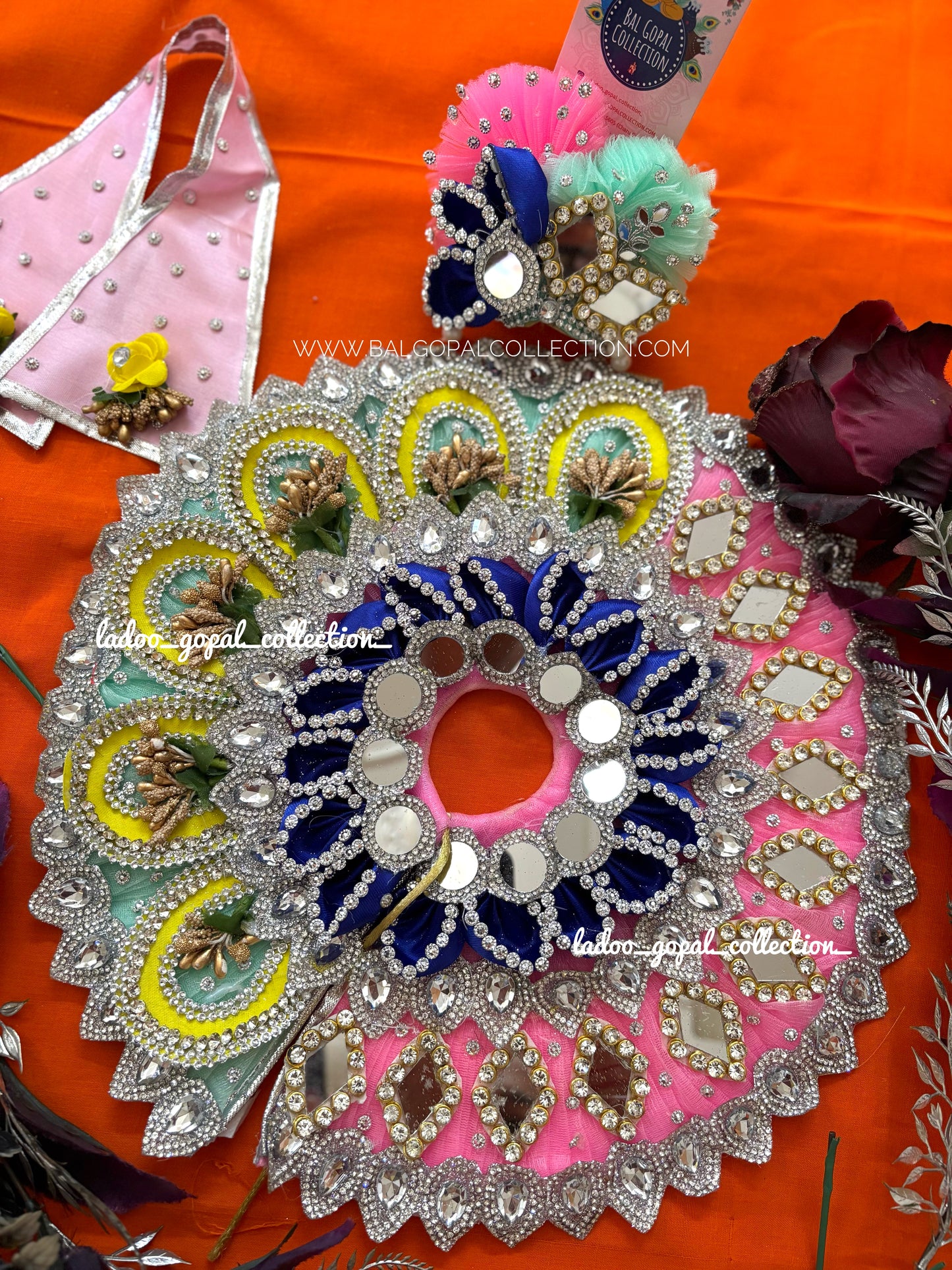Mayuri poshak for laddu gopal