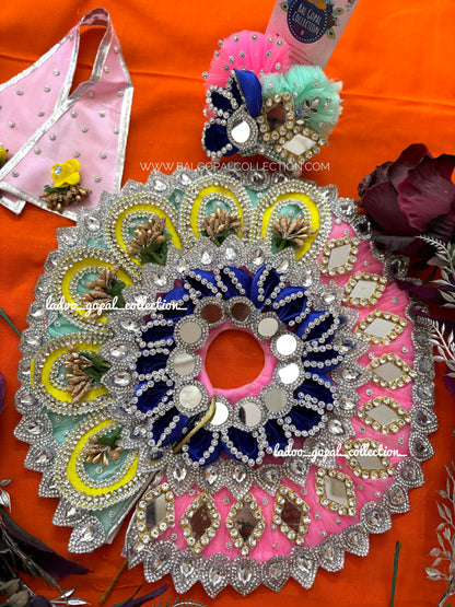Mayuri poshak for laddu gopal