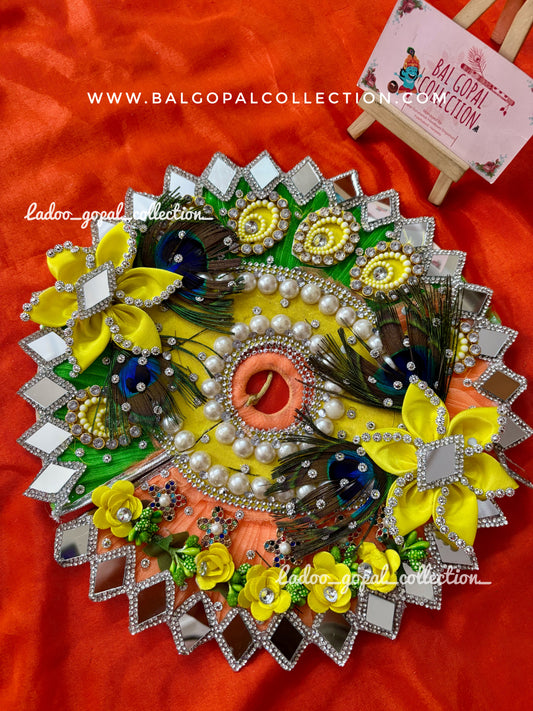 Heavy handwork poshak for laddu gopal size 6
