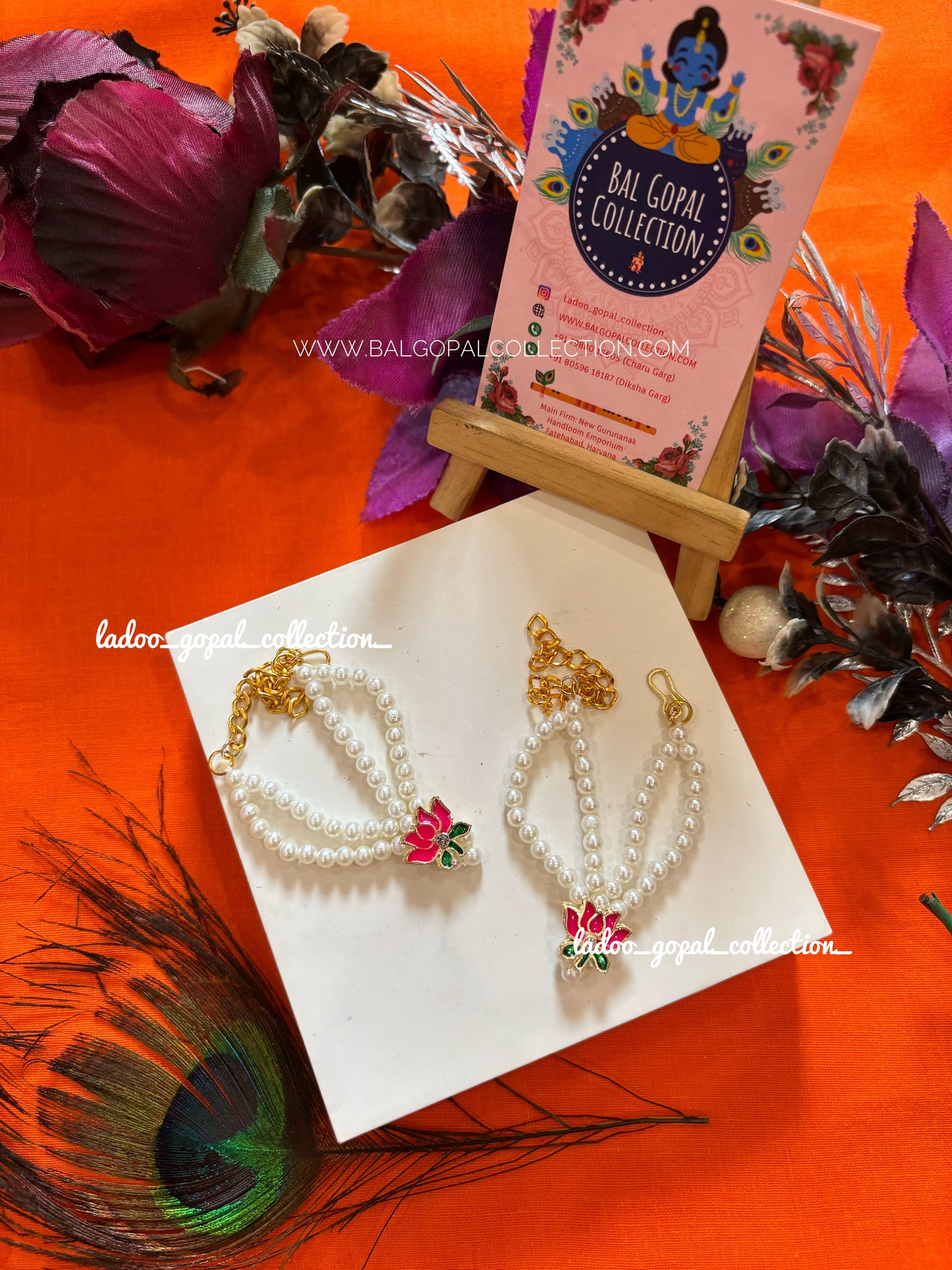 Kamal mala for laddu gopal size 3-4-5