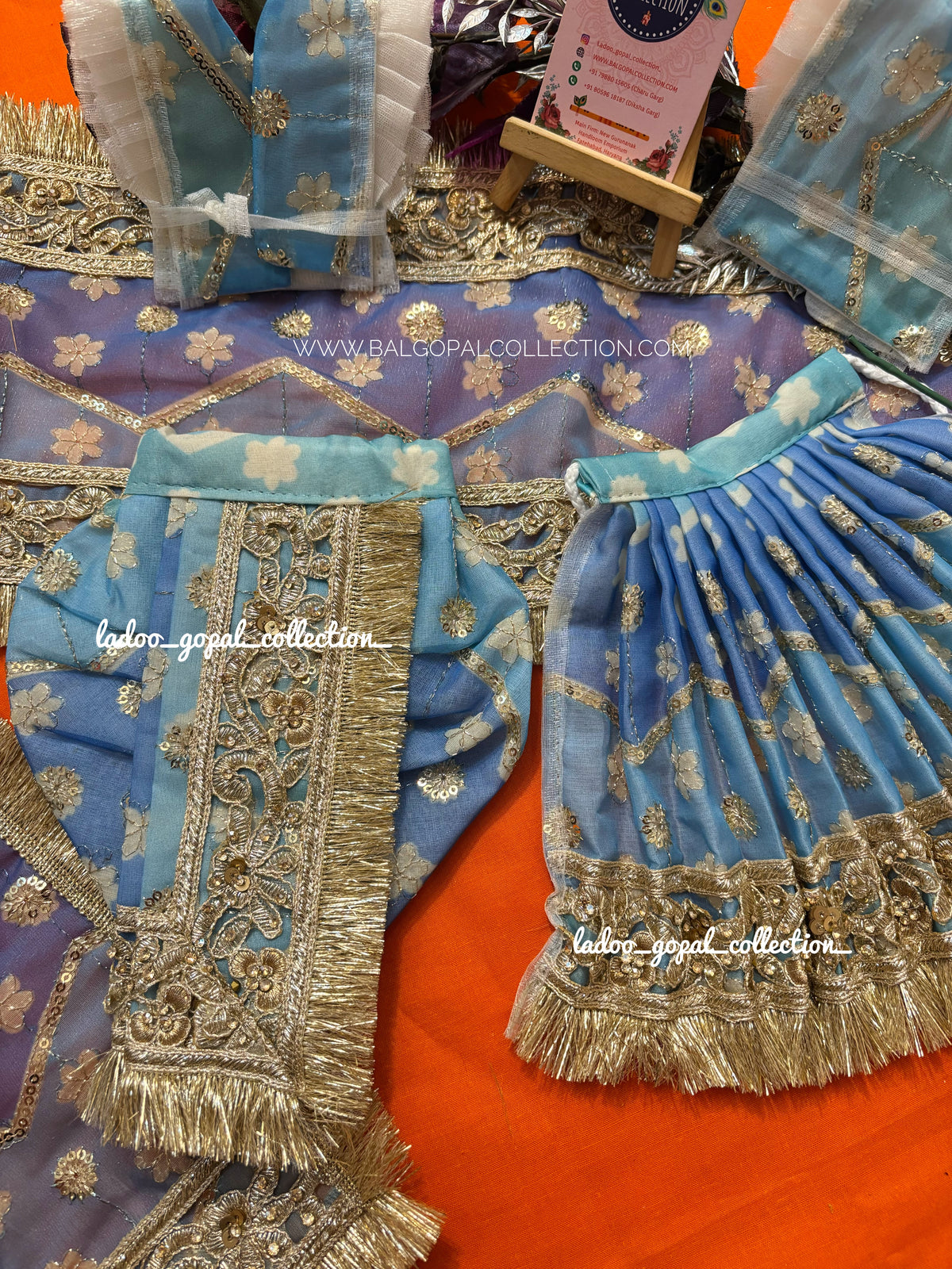 Heavy Radha krishna poshak