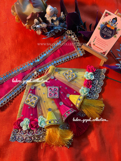 Heavy lehnga for mata rani