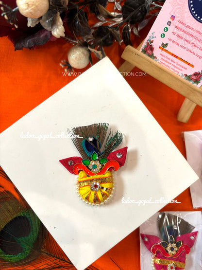 Peacock paag for laddu gopal