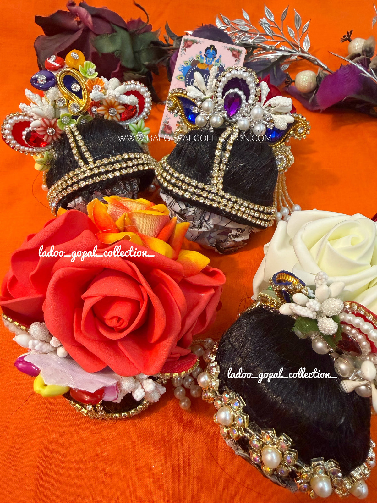 Premium heavy juda for radha rani size 6-7