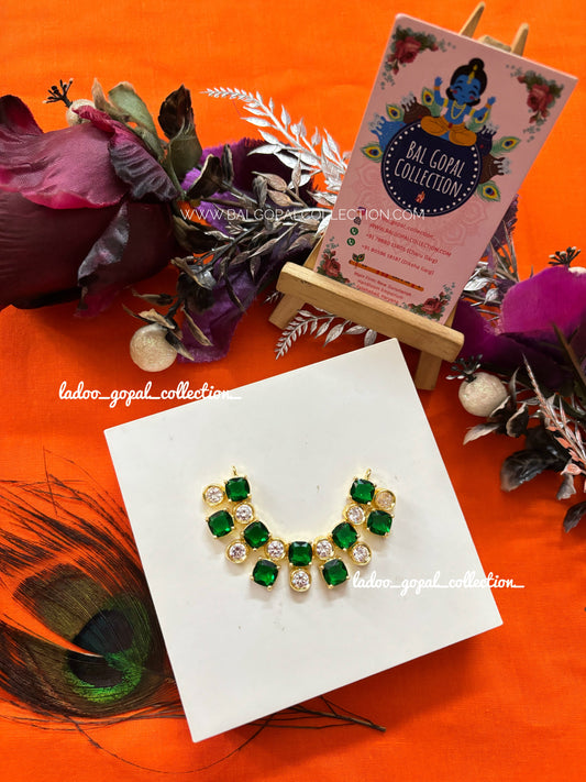 Royal green mala for laddu gopal size 5-6-7