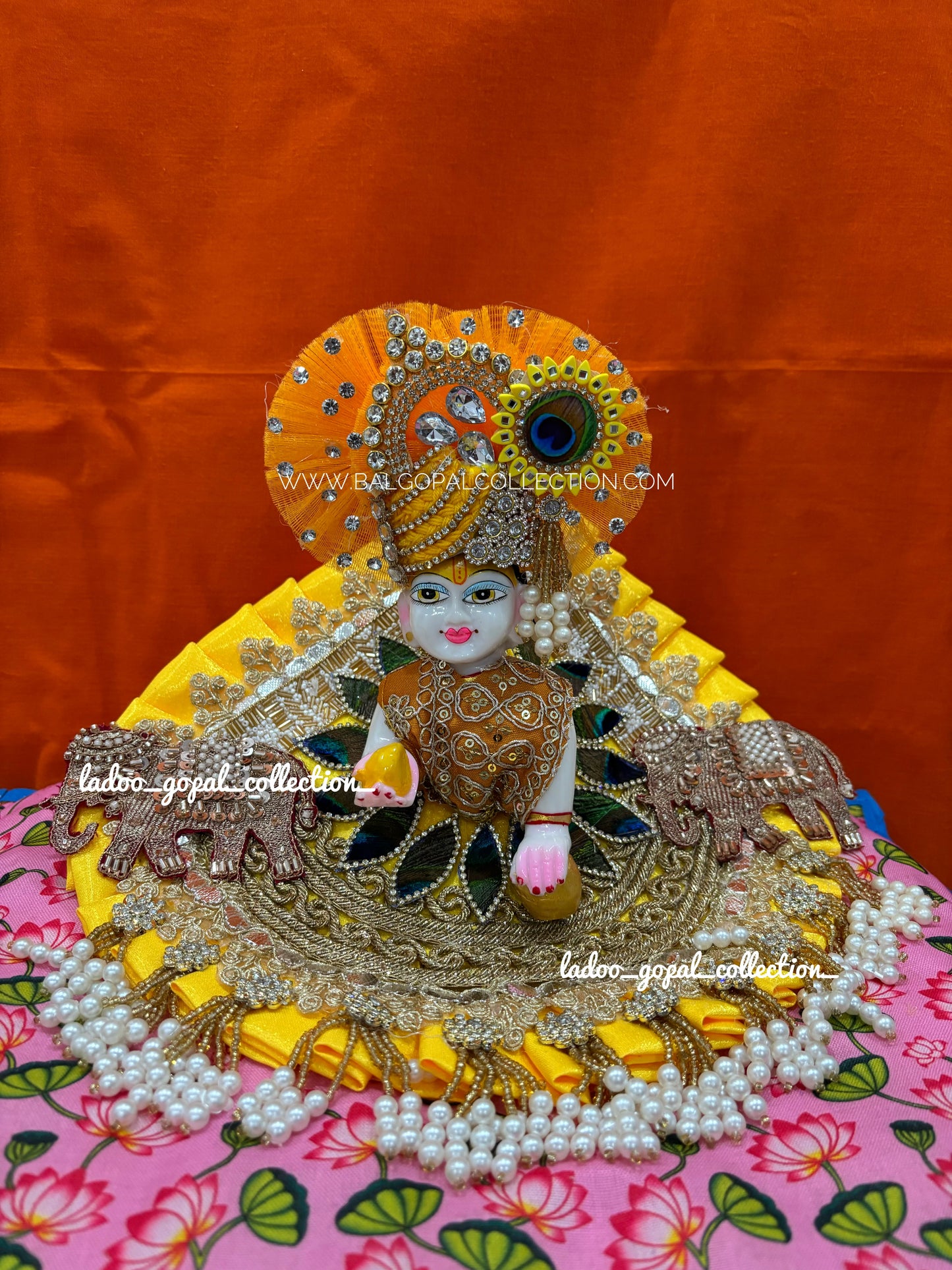 Premium yellow poshak with pagdi