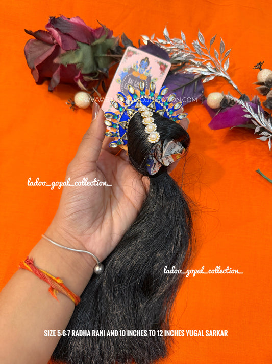 Heavy long kesh for radha rani size 5-6-7