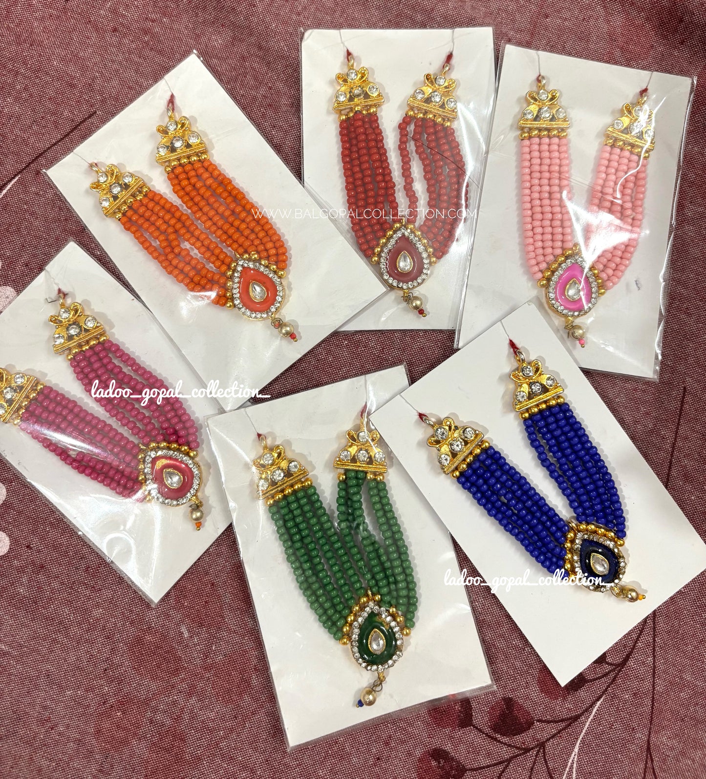 Heavy rajwada mala for laddu gopal