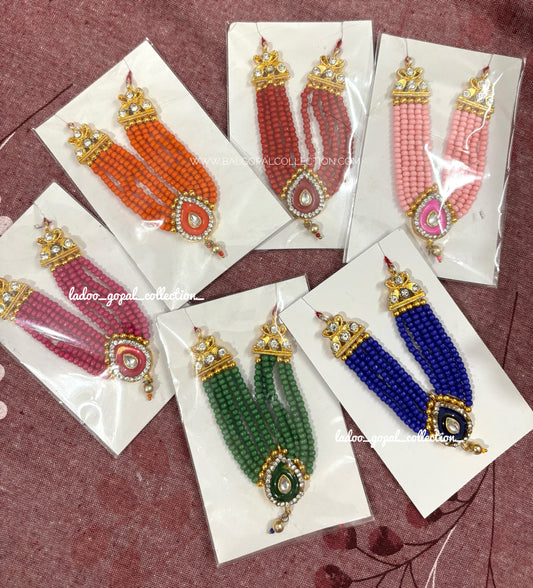 Heavy rajwada mala for laddu gopal