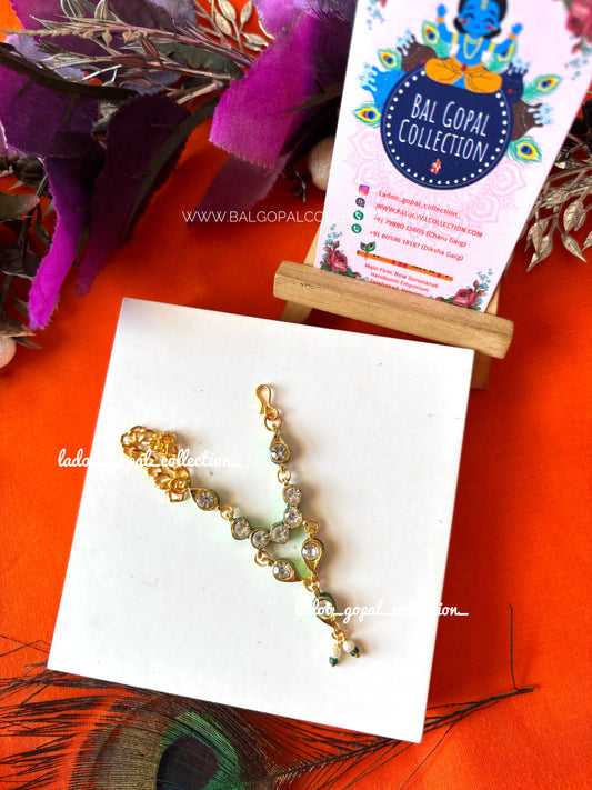 Premium jadau stones mala for size 1-2-3