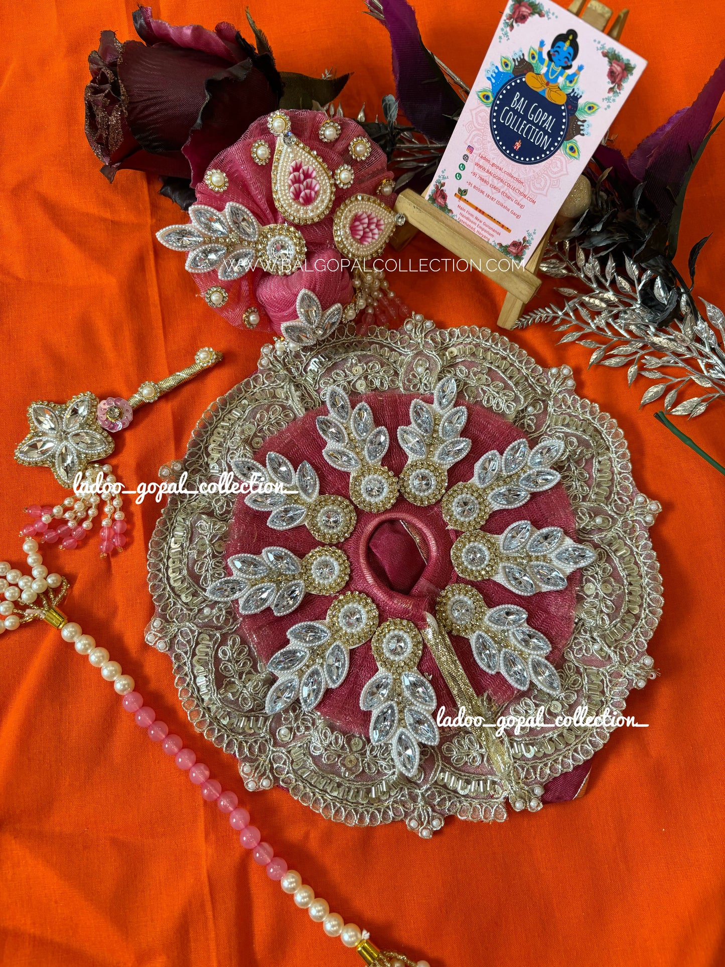 Heavy poshak for laddu gopal size 4