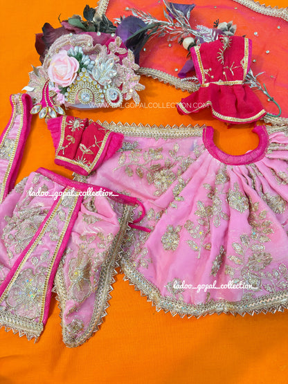 Premium Radha krishna poshak (RK set)