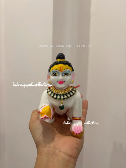 Heavy meenakari mala for Laddu Gopal
