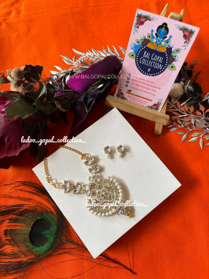 Premium kundan shringar for laddu gopal