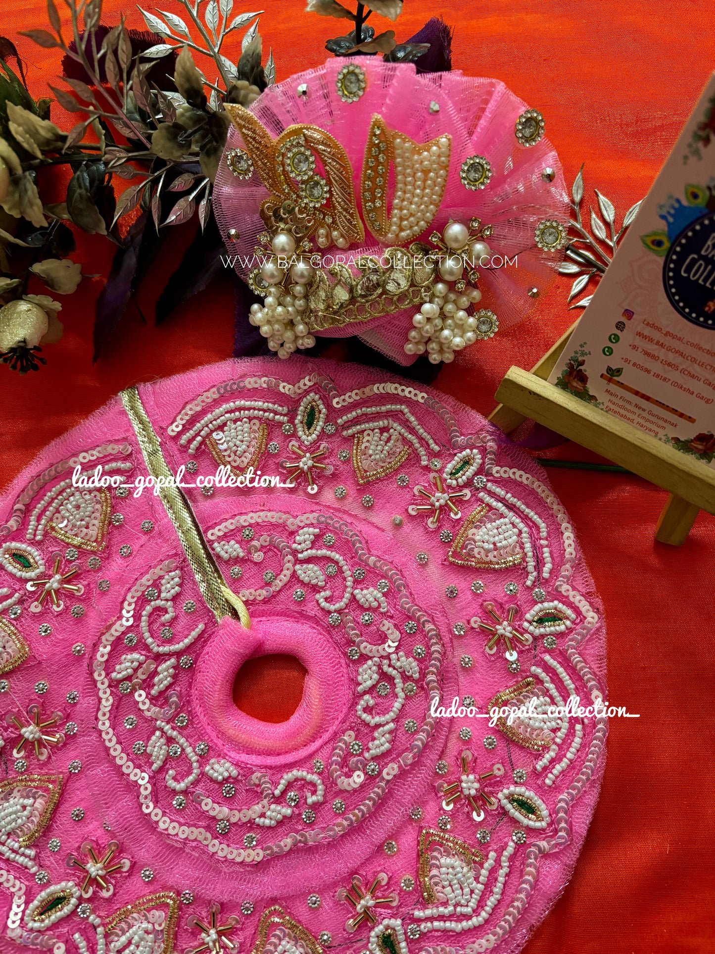 Handwork poshak for laddu gopal size 4