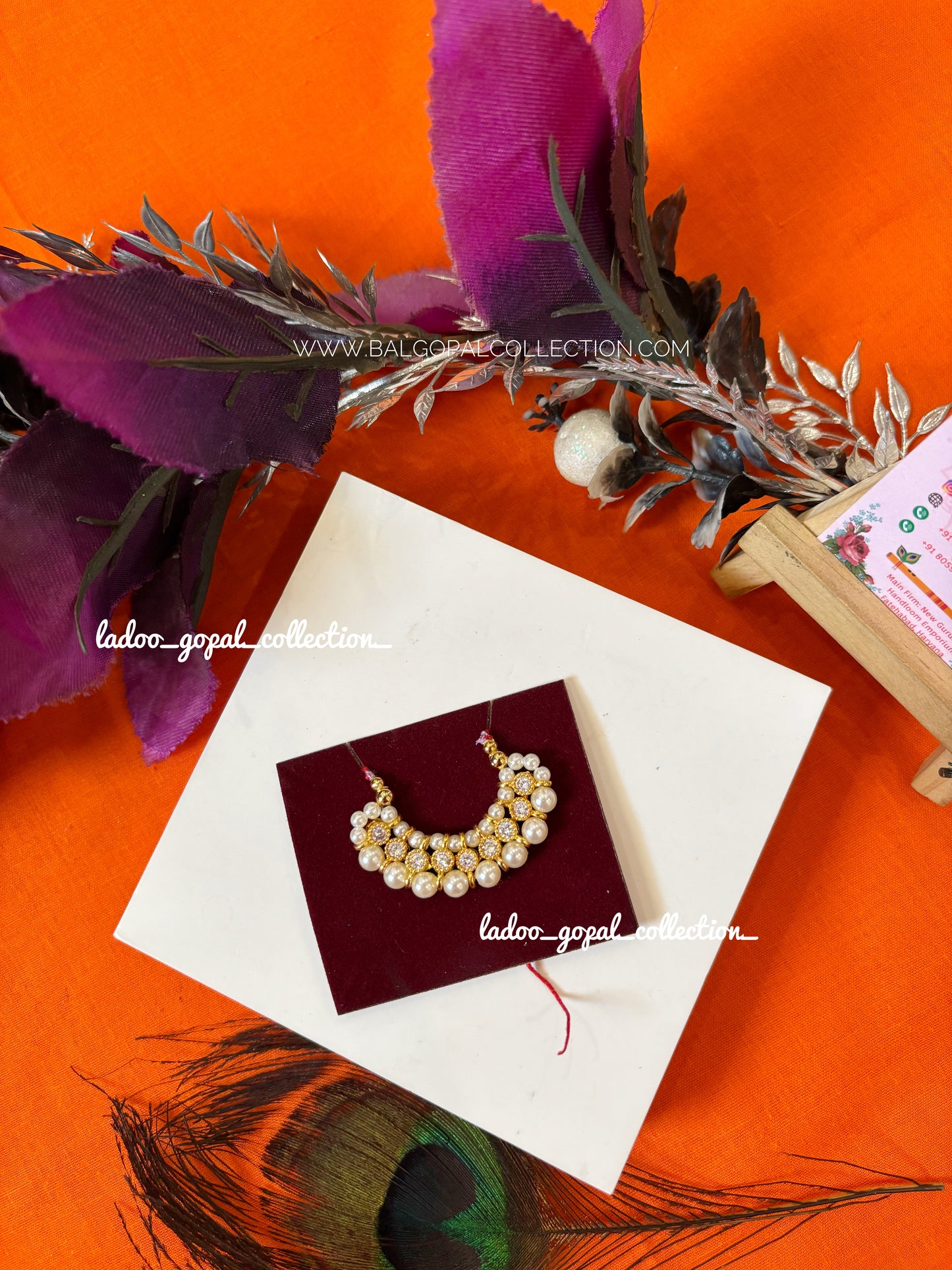 Affordable AD mala for laddu Gopal size 3-4-5