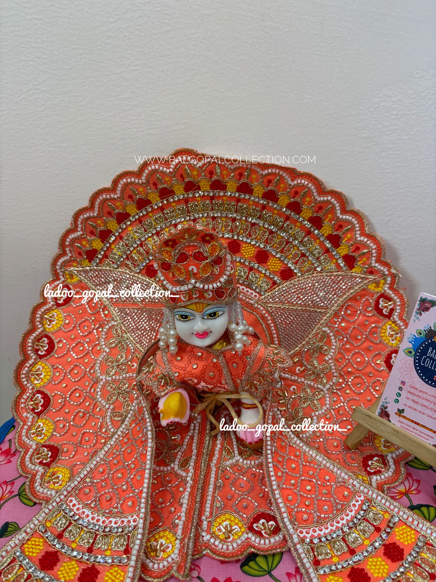 Premium heavy poshak for laddu gopal