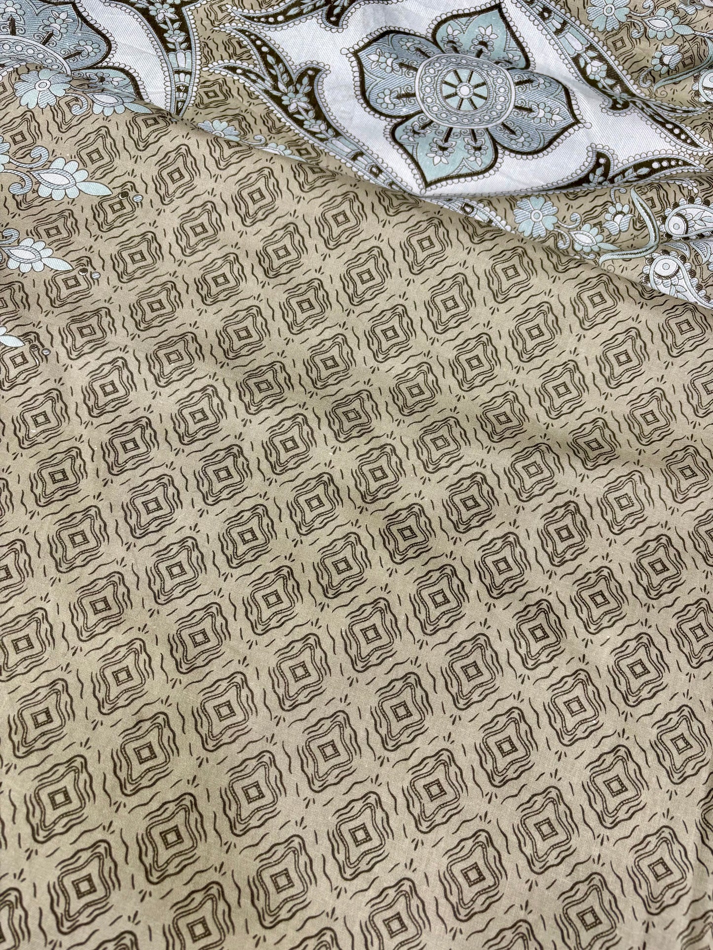 Royal Heritage 100% Cotton King Size Bedsheet