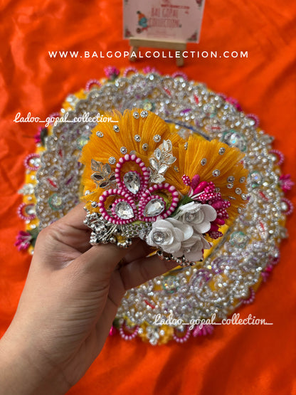 Heavy handwork poshak for laddu gopal