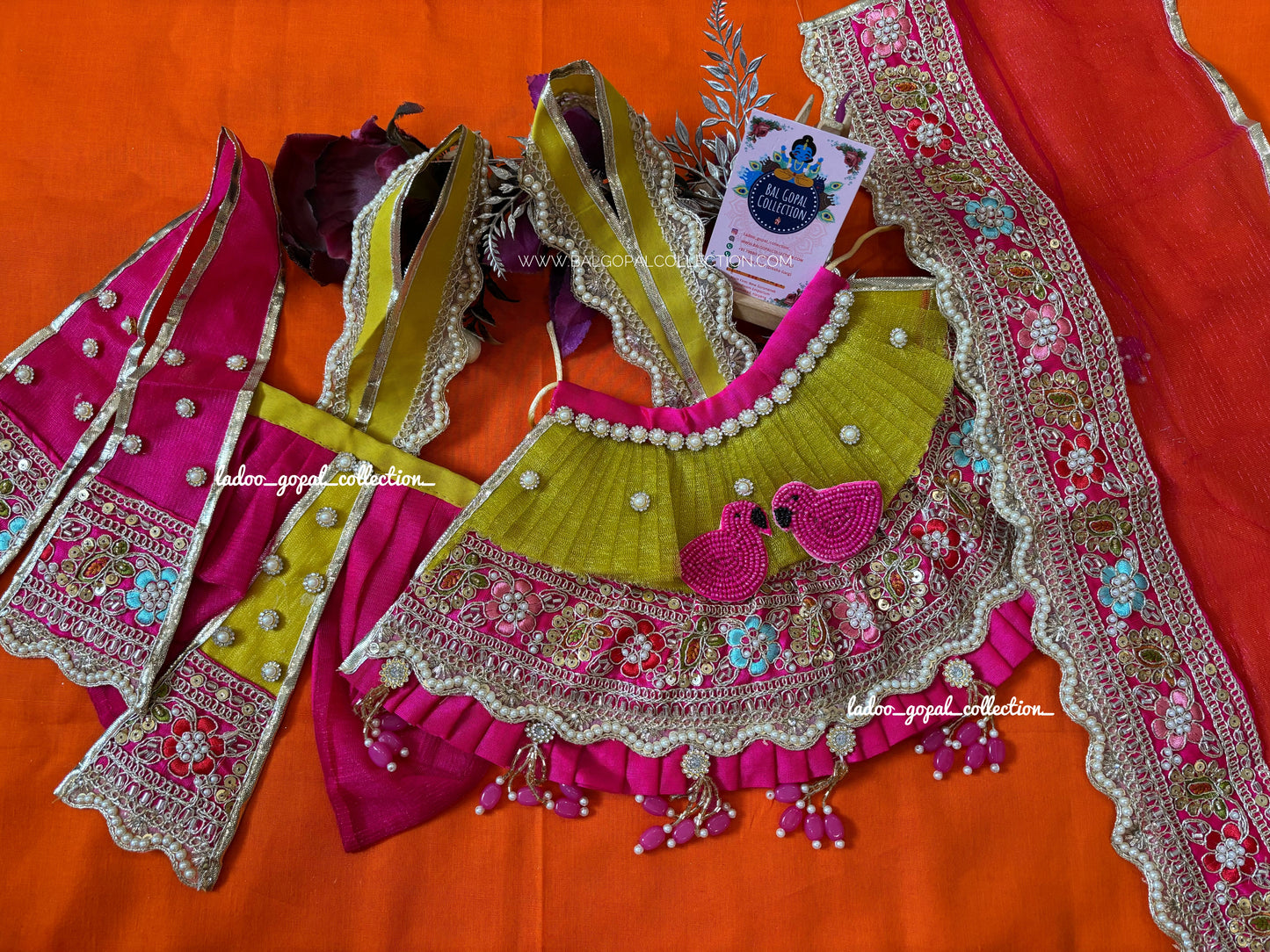 Royal Teej radha krishna poshak (RK SET)