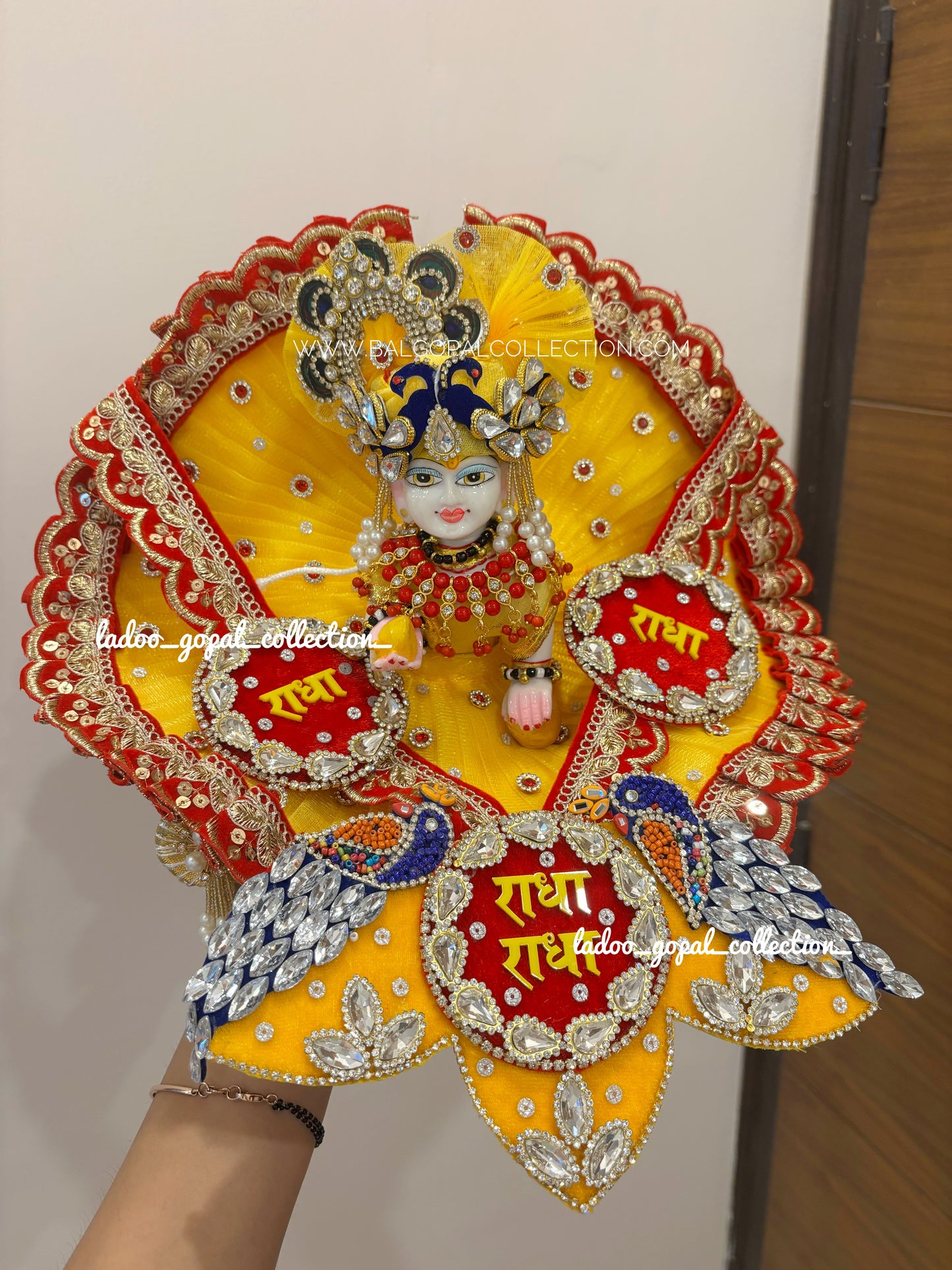 Radhe radhe poshak for laddu gopal || Janamashtami special