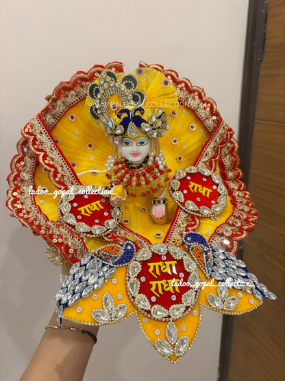 Radhe radhe poshak for laddu gopal || Janamashtami special