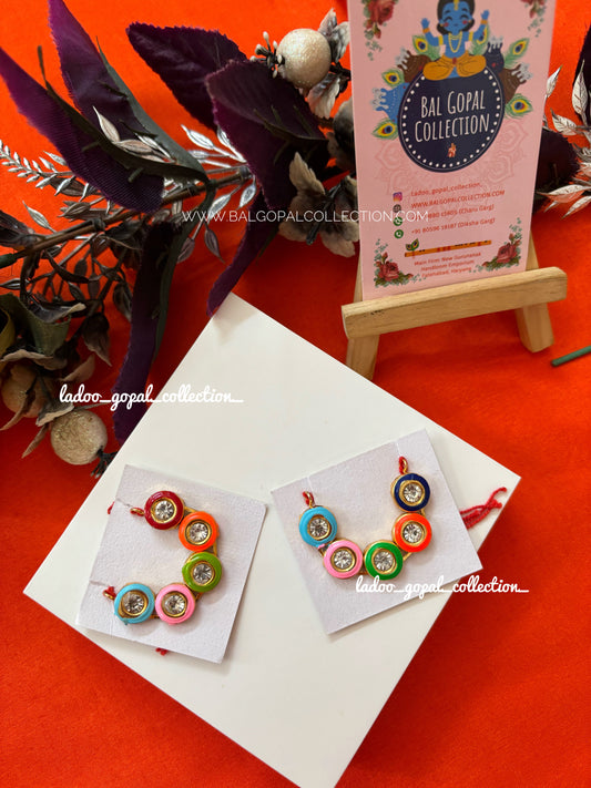 Colorful mala for laddu gopal size 1-2-3