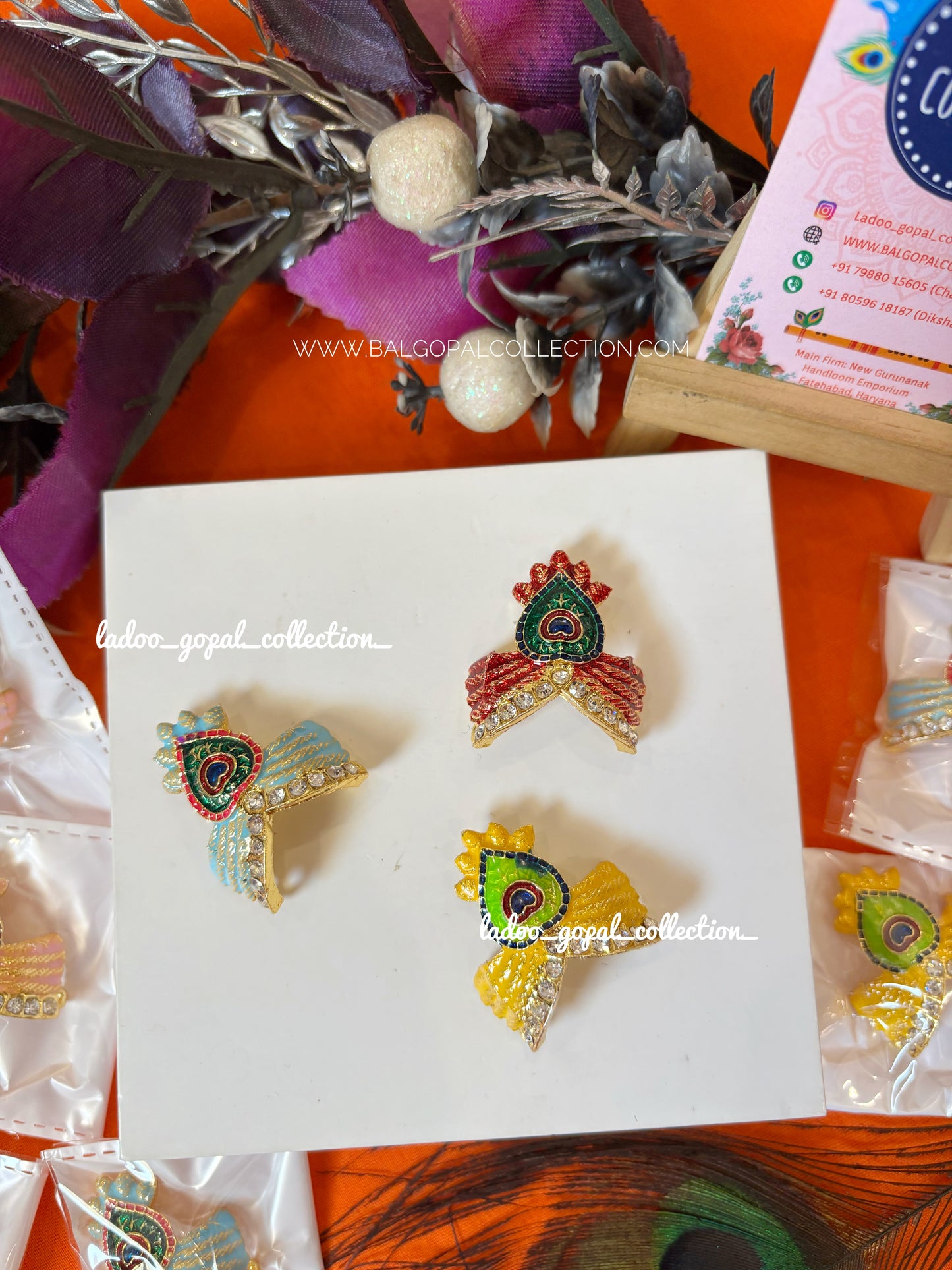 Mukut/ Bajubandh for laddu gopal