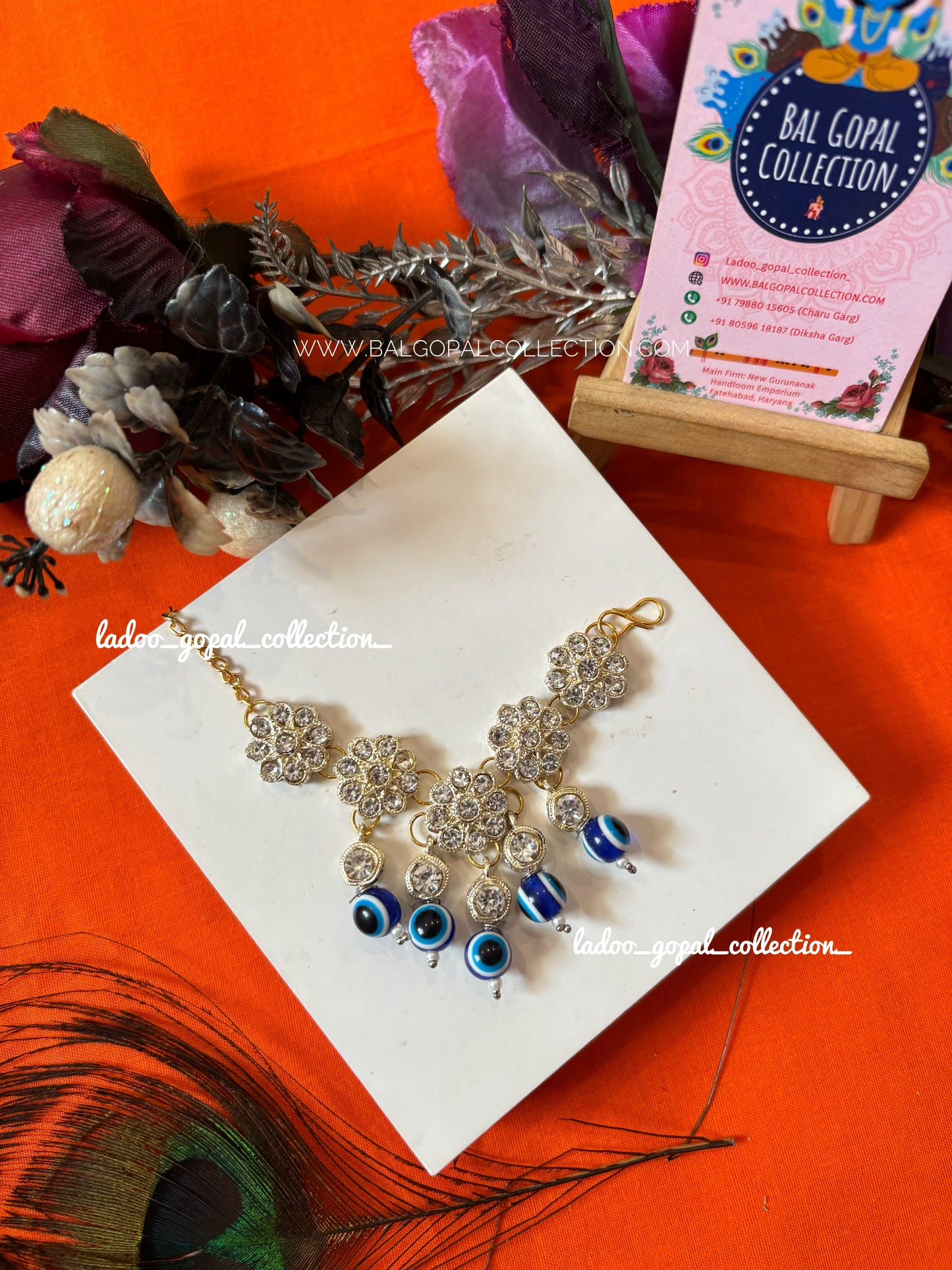 Nazarbattu mala for laddu gopal
