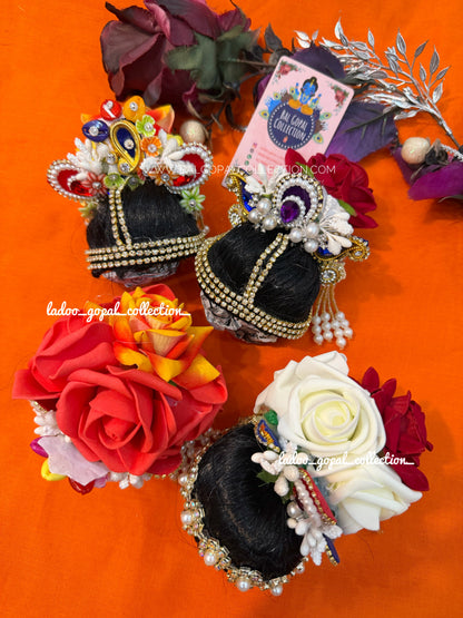 Premium heavy juda for radha rani size 6-7